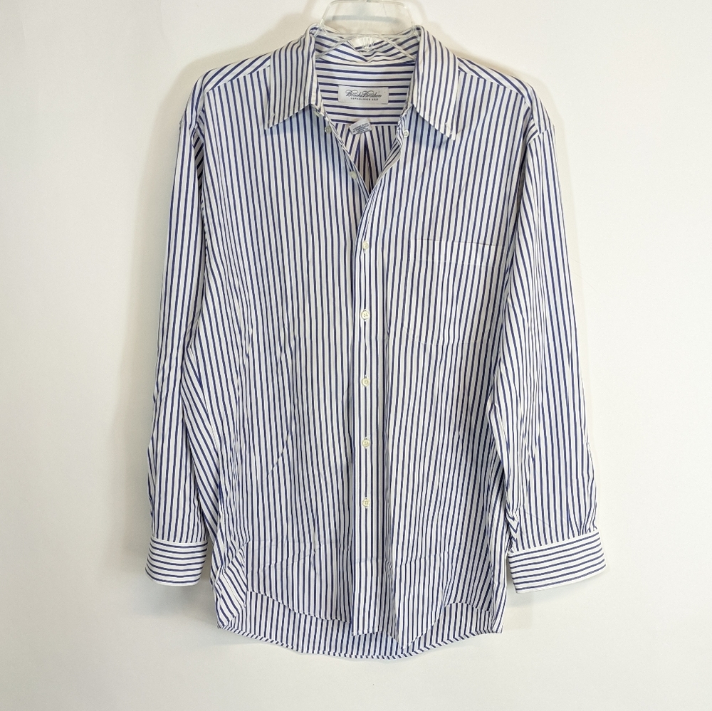Brooks Brothers striped button down shirt